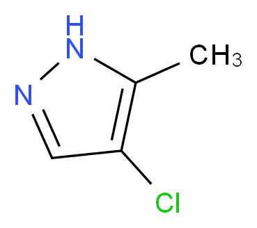 4-chloro-5-methyl-1H-pyrazole_分子结构_CAS_1092682-87-5