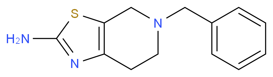 5-Benzyl-4,5,6,7-tetrahydro-thiazolo[5,4-c]pyridin-2-ylamine_分子结构_CAS_)