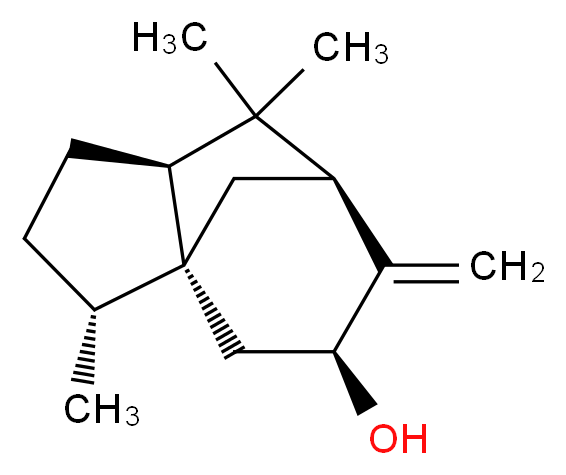 (+)-8(15)-柏木烯-9-醇_分子结构_CAS_13567-41-4)