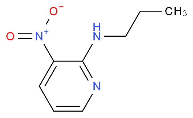 3-nitro-N-propylpyridin-2-amine_分子结构_CAS_26820-66-6