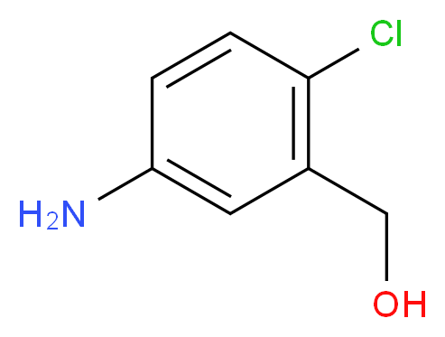 5-氨基-2-氯苯甲醇_分子结构_CAS_89951-56-4)