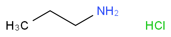 propan-1-amine hydrochloride_分子结构_CAS_556-53-6