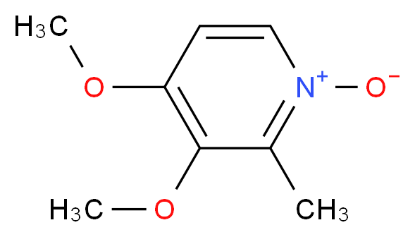 3,4-dimethoxy-2-methylpyridin-1-ium-1-olate_分子结构_CAS_72830-07-0