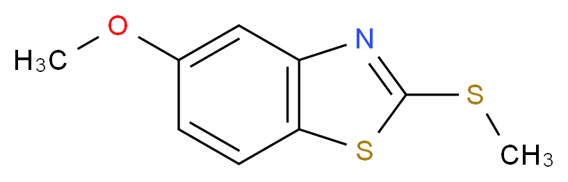 5-Methoxy-2-(methylthio)benzo[d]thiazole_分子结构_CAS_3507-37-7)