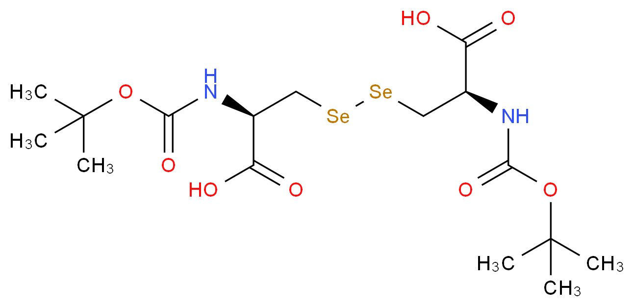 Di-Boc-seleno-L-cystine_分子结构_CAS_)
