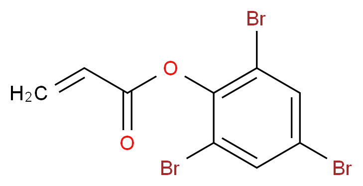 2,4,6-Tribromophenyl acrylate_分子结构_CAS_3741-77-3)