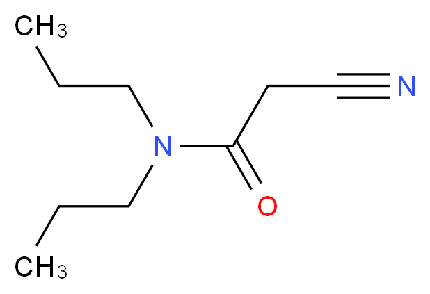 2-cyano-N,N-dipropylacetamide_分子结构_CAS_53807-35-5