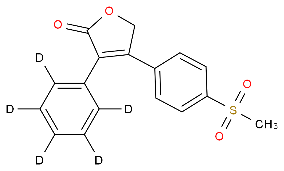 Vioxx-d5 (Major)_分子结构_CAS_544684-93-7)