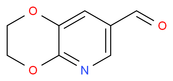 2H,3H-[1,4]dioxino[2,3-b]pyridine-7-carbaldehyde_分子结构_CAS_95849-26-6