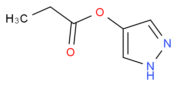 1H-pyrazol-4-yl propanoate_分子结构_CAS_37622-90-5