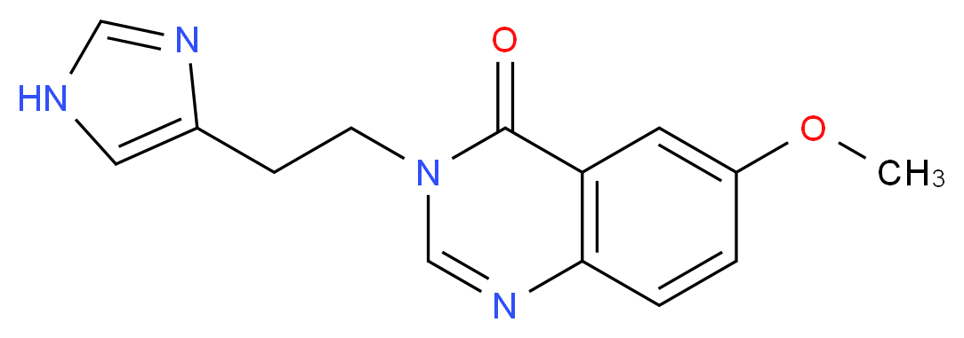 3-[2-(1H-imidazol-4-yl)ethyl]-6-methoxyquinazolin-4(3H)-one_分子结构_CAS_)