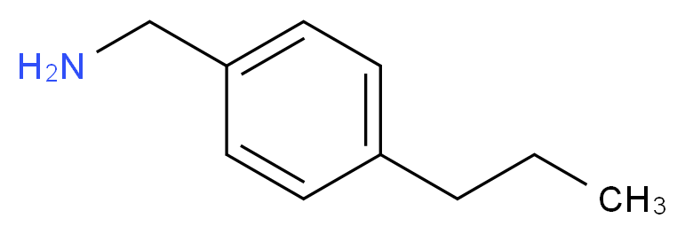 (4-propylphenyl)methanamine_分子结构_CAS_538342-98-2