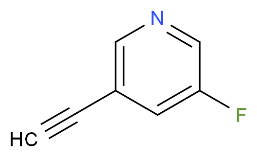 3-Ethynyl-5-fluoropyridine_分子结构_CAS_)