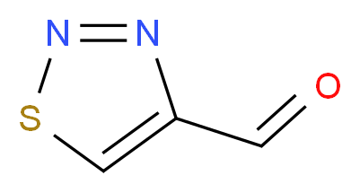 1,2,3-Thiadiazole-4-carboxaldehyde 95+%_分子结构_CAS_27643-15-8)