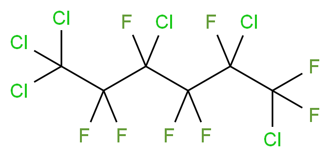 1,1,1,3,5,6-hexachloro-2,2,3,4,4,5,6,6-octafluorohexane_分子结构_CAS_2106-32-3