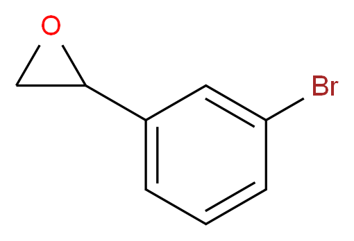 2-(3-bromophenyl)oxirane_分子结构_CAS_28022-44-8)