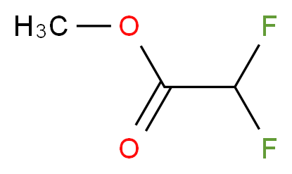 methyl 2,2-difluoroacetate_分子结构_CAS_433-53-4