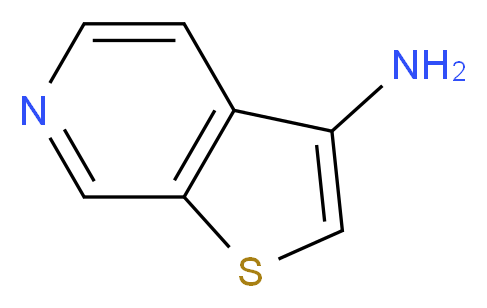 3-Aminothieno[2,3-c]pyridine_分子结构_CAS_63326-75-0)