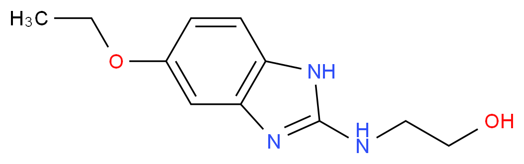 2-(5-Ethoxy-1H-benzoimidazol-2-ylamino)-ethanol_分子结构_CAS_121477-79-0)