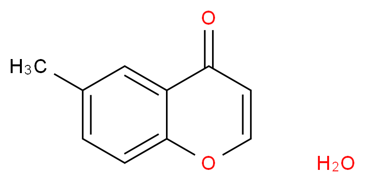 6-甲基色酮 水合物_分子结构_CAS_207511-19-1)