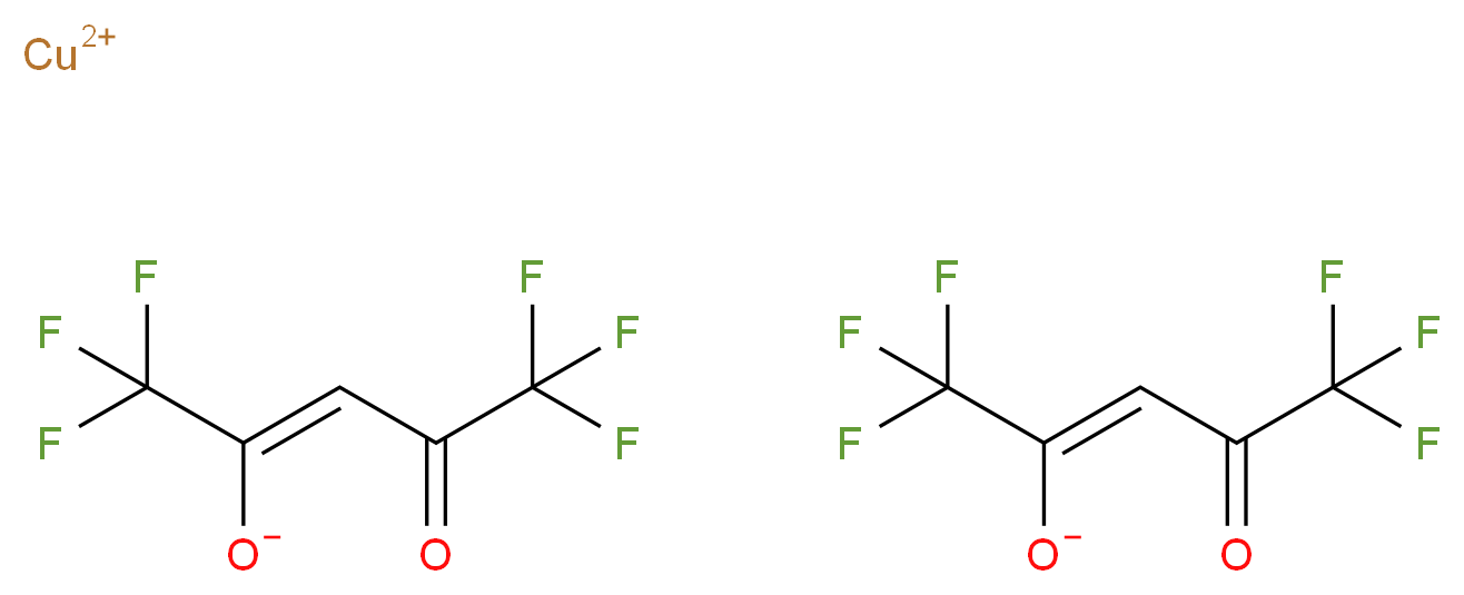 六氟乙酰丙酮铜(II)水合物_分子结构_CAS_155640-85-0)