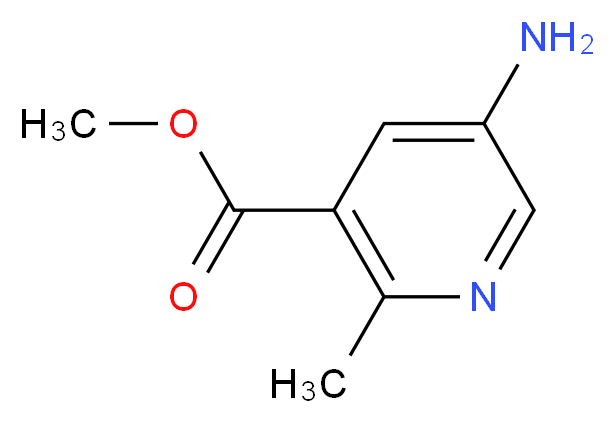 methyl 5-amino-2-methylpyridine-3-carboxylate_分子结构_CAS_936130-28-8