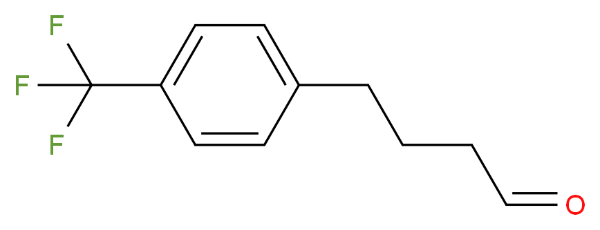 4-(Trifluoromethyl)benzenebutanal_分子结构_CAS_528867-43-8)