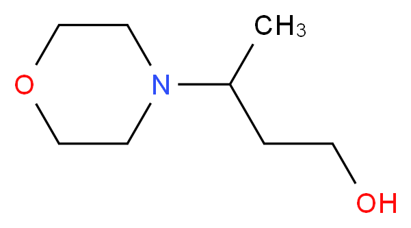 3-Morpholin-4-ylbutan-1-ol_分子结构_CAS_35806-22-5)