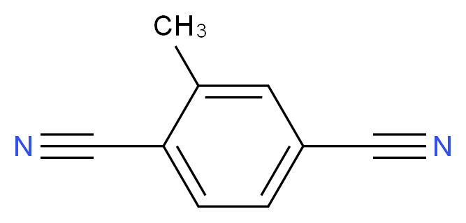 2-methylbenzene-1,4-dicarbonitrile_分子结构_CAS_55984-93-5