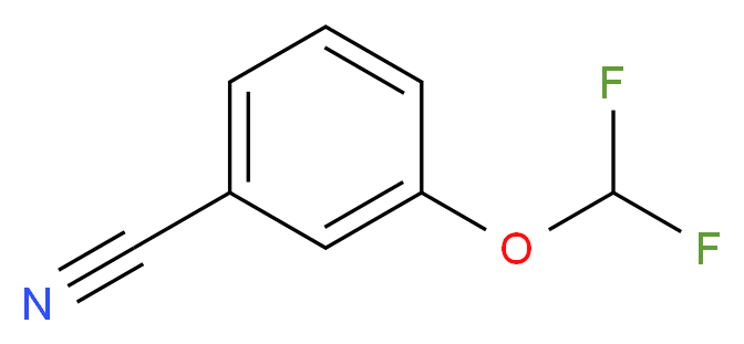 3-(Difluoromethoxy)benzonitrile 98%_分子结构_CAS_97582-88-2)