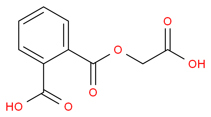 2-[(carboxymethoxy)carbonyl]benzoic acid_分子结构_CAS_30435-30-4