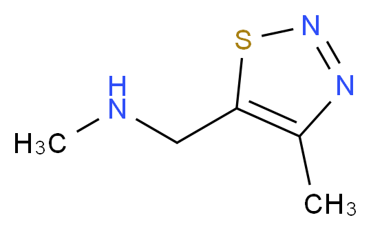 N-methyl-1-(4-methyl-1,2,3-thiadiazol-5-yl)methanamine_分子结构_CAS_1060817-72-2)