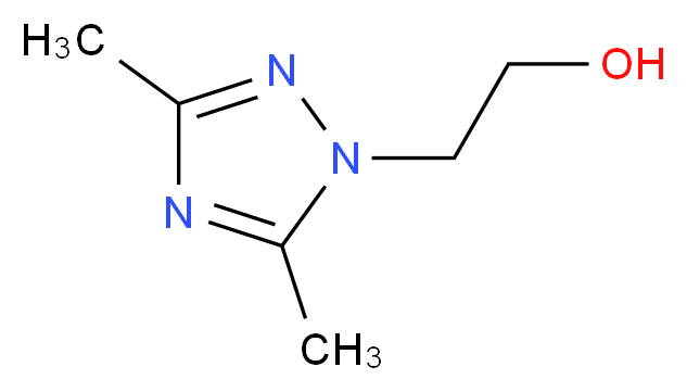 2-(3,5-dimethyl-1H-1,2,4-triazol-1-yl)ethanol_分子结构_CAS_52497-33-3)