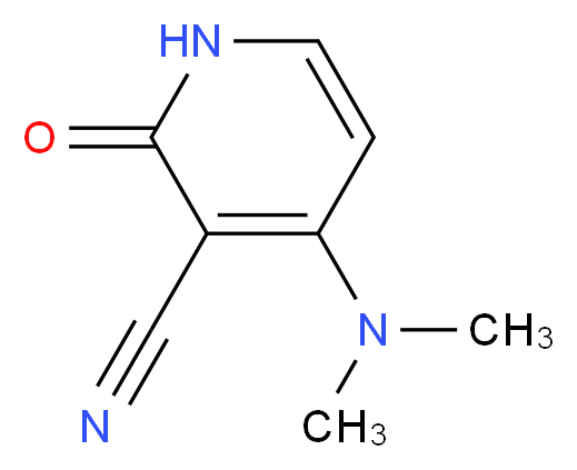 4-(Dimethylamino)-2-oxo-1,2-dihydro-3-pyridinecarbonitrile_分子结构_CAS_62321-91-9)