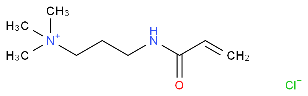 trimethyl[3-(prop-2-enamido)propyl]azanium chloride_分子结构_CAS_45021-77-0