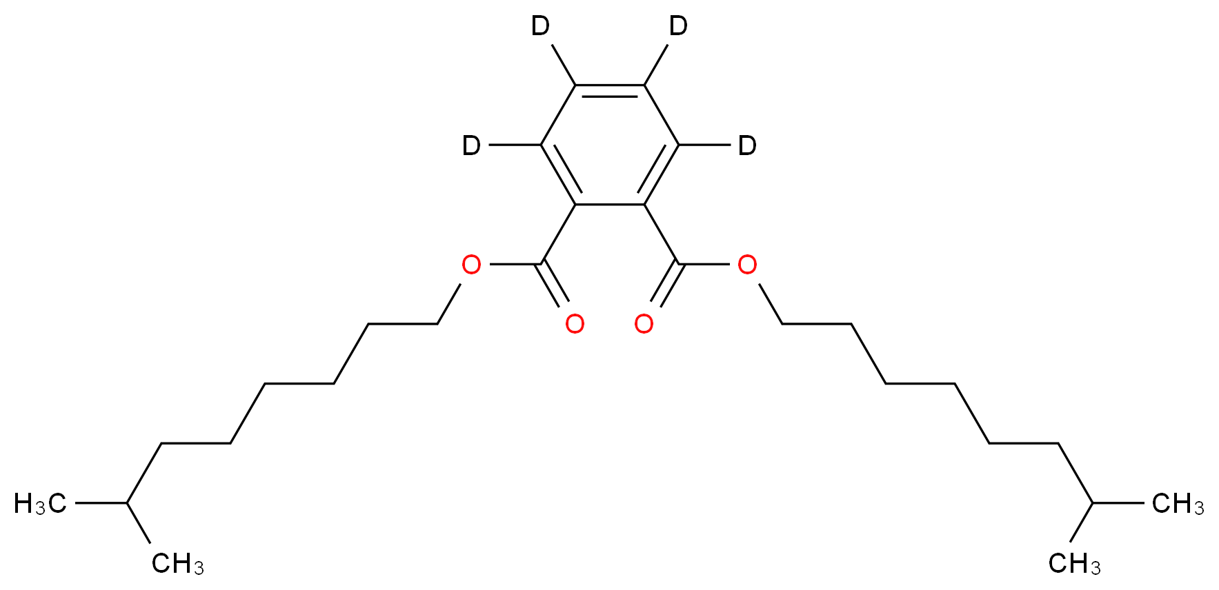 Diisononyl Phthalate-d4_分子结构_CAS_1332965-90-8)