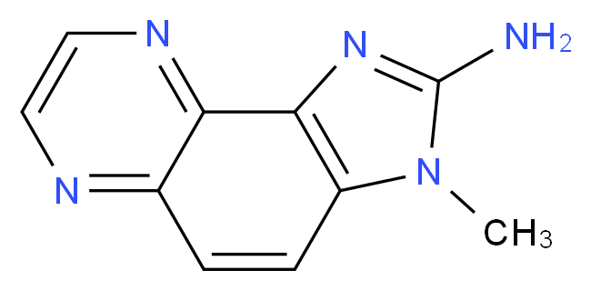 3-methyl-3H-imidazo[4,5-f]quinoxalin-2-amine_分子结构_CAS_108354-47-8