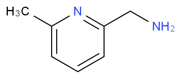 (6-methylpyridin-2-yl)methanamine_分子结构_CAS_6627-60-7