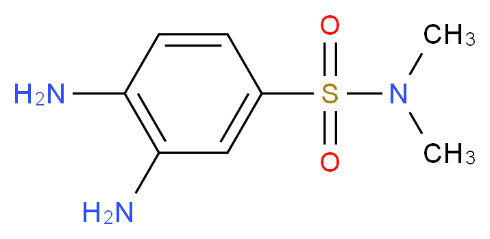3,4-diamino-N,N-dimethylbenzenesulfonamide_分子结构_CAS_57824-30-3)
