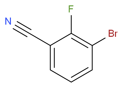 3-Bromo-2-fluorobenzonitrile_分子结构_CAS_840481-82-5)