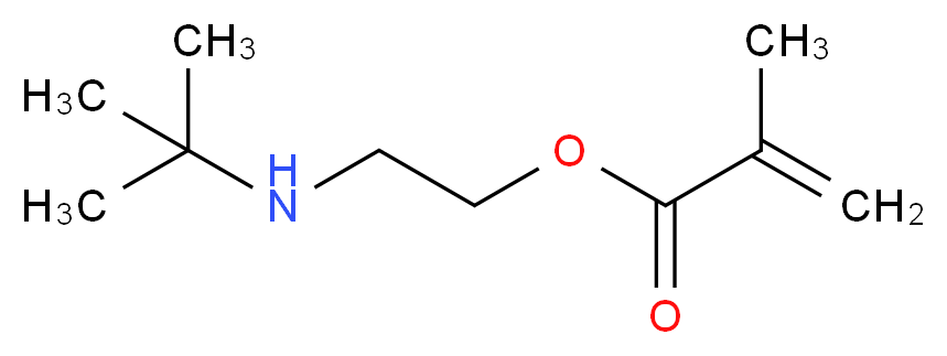 2-(叔丁基氨基)甲基丙烯酸乙酯_分子结构_CAS_3775-90-4)