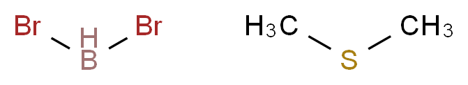 (methylsulfanyl)methane; dibromoborane_分子结构_CAS_55671-55-1