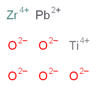 钛酸铅锆, 聚合物前体, 氧&asymp;30 wt%_分子结构_CAS_12626-81-2)