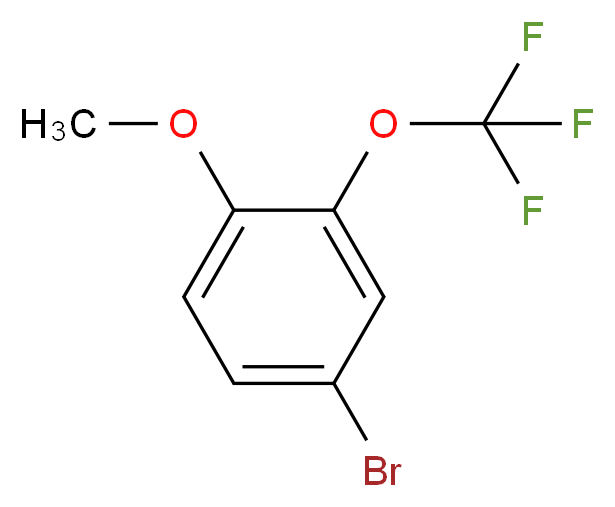 4-bromo-1-methoxy-2-(trifluoromethoxy)benzene_分子结构_CAS_853771-88-7