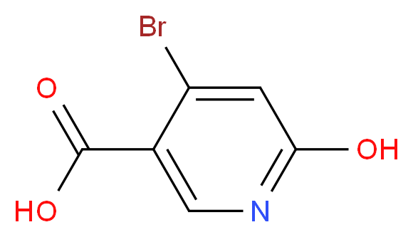 4-bromo-6-hydroxypyridine-3-carboxylic acid_分子结构_CAS_73027-78-8