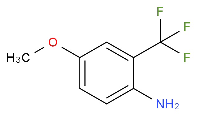 4-methoxy-2-(trifluoromethyl)aniline_分子结构_CAS_53903-49-4