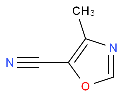 4-Methyl-1,3-oxazole-5-carbonitrile_分子结构_CAS_1003-52-7)