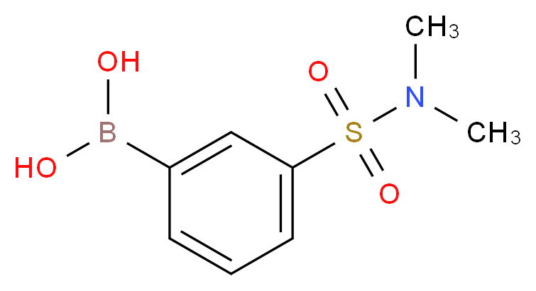 3-(N,N-Dimethylsulphonamido)benzeneboronic acid 98%_分子结构_CAS_871329-59-8)