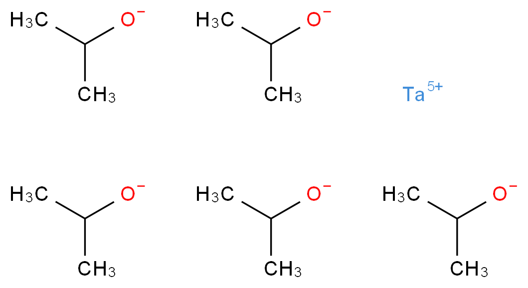 异丙醇钽(V)_分子结构_CAS_16761-83-4)