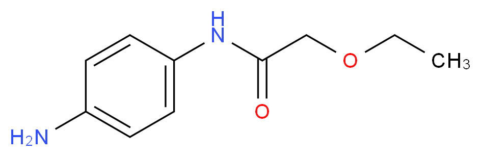 N-(4-Aminophenyl)-2-ethoxyacetamide_分子结构_CAS_)